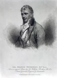 Sir Francis Bourgeois, depois de um desenho de W. Evans, gravado por J. Vendramini, 1811
